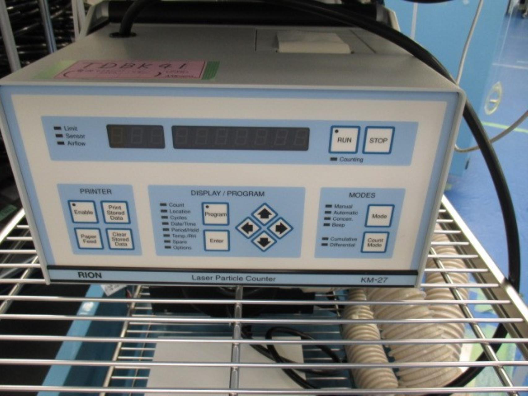 パーティクルカウンター
レーザー
塵埃モニタリングシステム